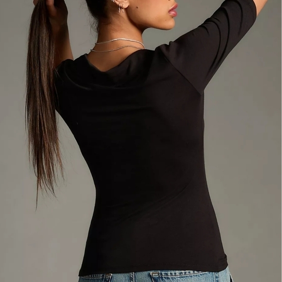 New Anthropologie Black Sexy Top - Picture 5 of 15